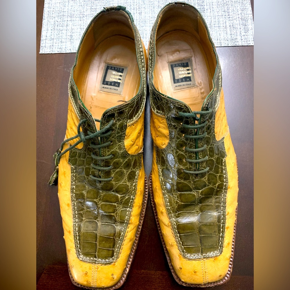 David Eden size 13 alligator and ostrich